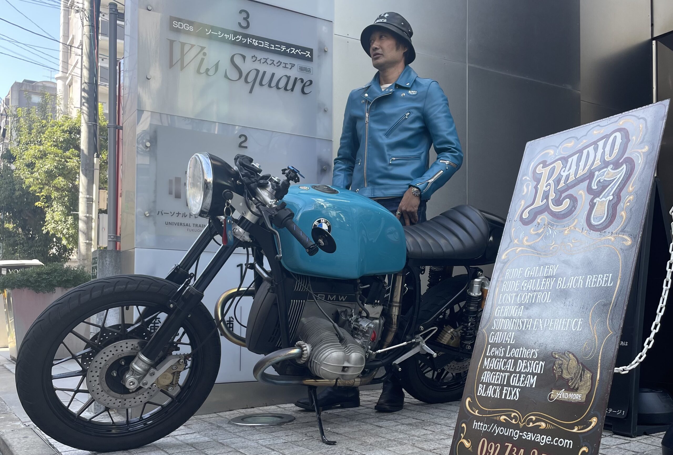 ルイスレザー サイクロン　ヴィンテージターコイズ Lewis Leathers - 【超希少品】ルイスレザー カウ×ヴィンテージ